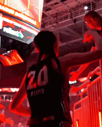 Basketball Player With Number 20 Jersey GIF