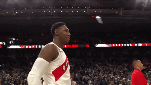 Basketball Player With R Shirt GIF