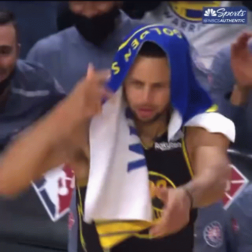 Basketball Player with Towel and Fan Touch
