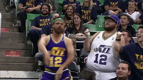 Basketball Players Dance Party GIF