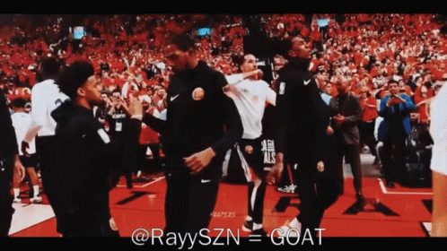 Basketball Players Dancing Rayyszn Goat GIF