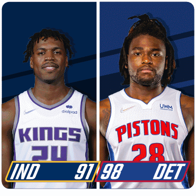 Basketball Players From Kings And Pistons GIF