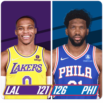 Basketball Players From Lakers and 76ers