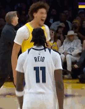 Basketball Players Laughing