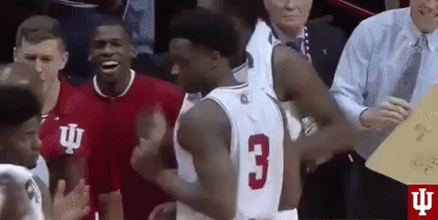 Basketball Players Laughing