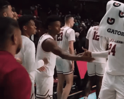 Basketball Players One in Gatorade Jersey
