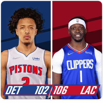 Basketball Players Pistons And Clippers GIF