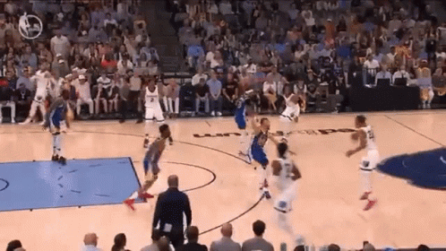 Basketball Players Playing Game GIF