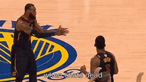 Basketball Players Talking on Court