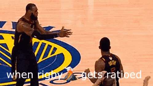 Basketball Players When Rigidy Gets Ratioed GIF