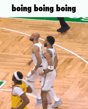 Basketball Players with Boing Boing Boing