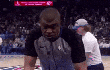 Basketball Referee in Nike Shirt
