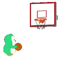 Basketball Shoot Sticker GIF