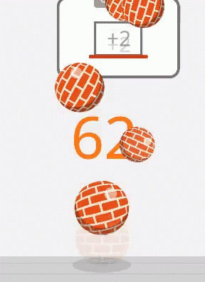 Basketballs Falling Into Hoop 63 GIF