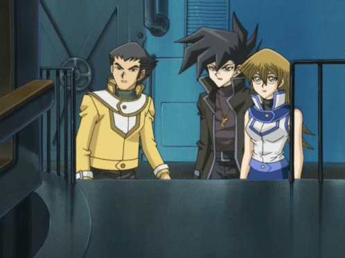 Bastion Misawa And Friends Falling Down GIF