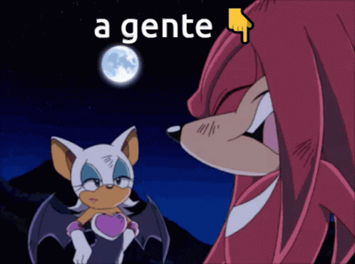 Bat and Hedgehog With A Gente Above