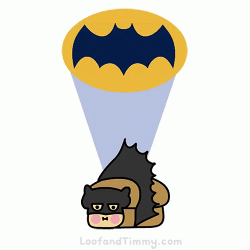 Bat Logo Spotlight Glare GIF