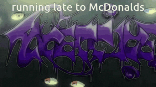 Bat Running Late To Mcdonalds