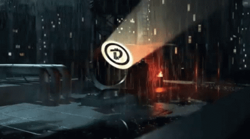 Bat Signal Digibyte Logo GIF