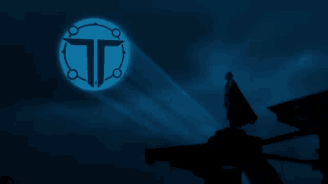Bat Signal Tesurasenal Logo GIF