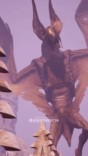 Bat Statue with Behemoth