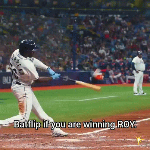 Batflip If You're Winning Randy Arozarena GIF