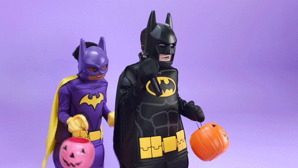 Batgirl Dancing With Lego Batman GIF
