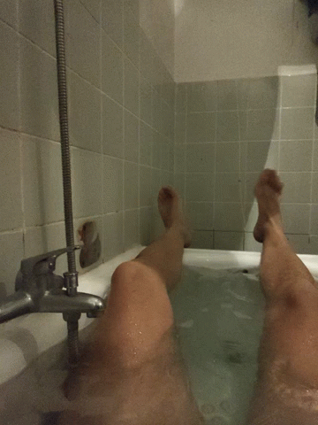 Feet Bath Time GIF