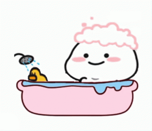 Animated Quby Bath With Ducky GIF