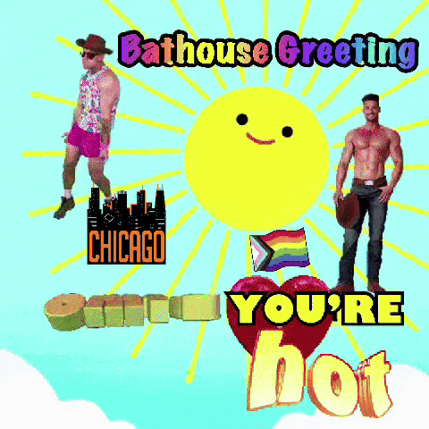 Bathhouse Greeting Card