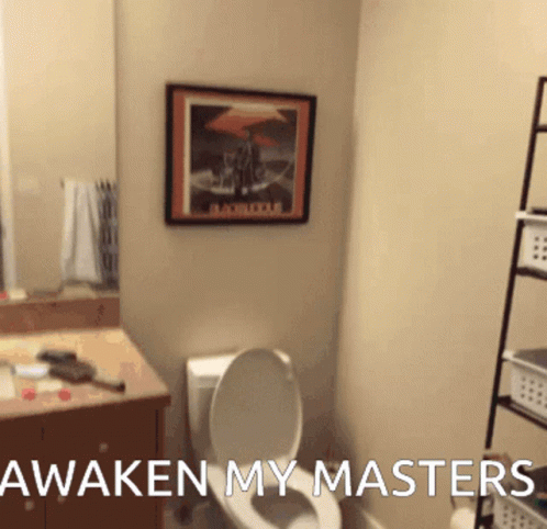 Bathroom With Awaken My Masters