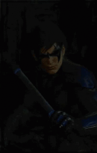 Batman Arkham City Nightwing Escrima Sticks GIF