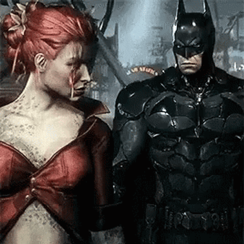 batman arkham city catwoman kiss poison ivy