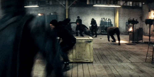 Batman Ben Affleck Fighting GIF