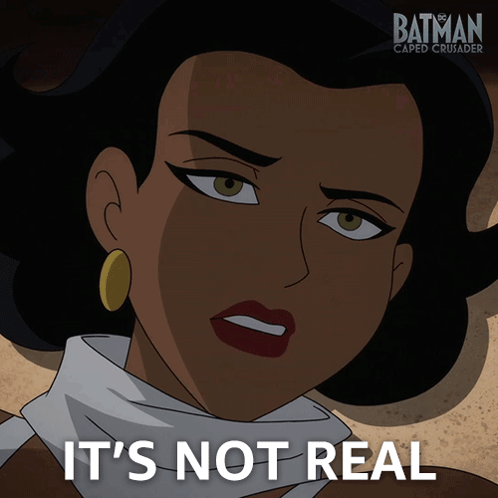 Batman Caped Crusader Poster Woman with Red Lips