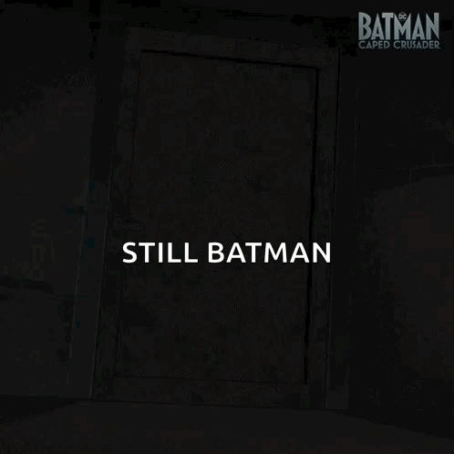 Batman Caped Crusader Silhouette in Doorway