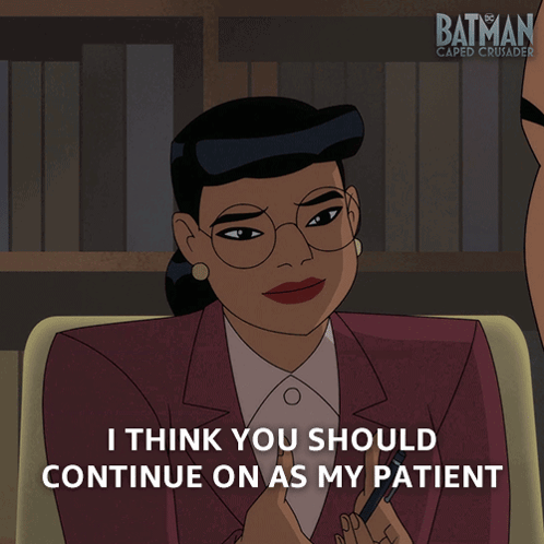 Batman Caped Crusader Woman With Glasses