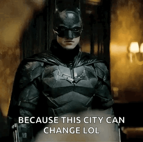 Batman Costume Because This City Can Change Lol GIF