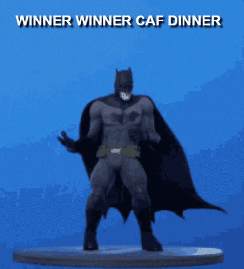 Batman Dance Winner Winner Chicken Dinner GIF