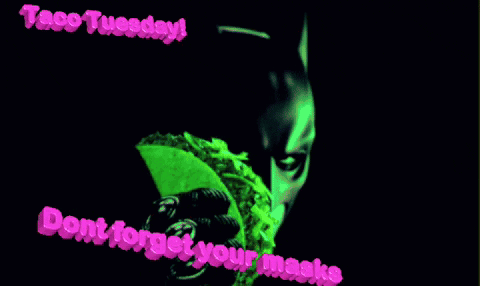 Batman Eating Taco Taco Tuesday GIF