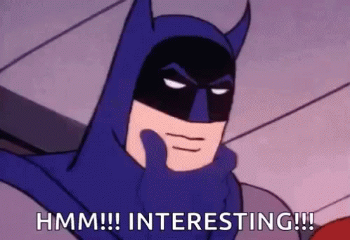 Batman Hand To Face Hmm Interesting GIF