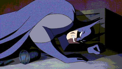Batman Lying on Ground