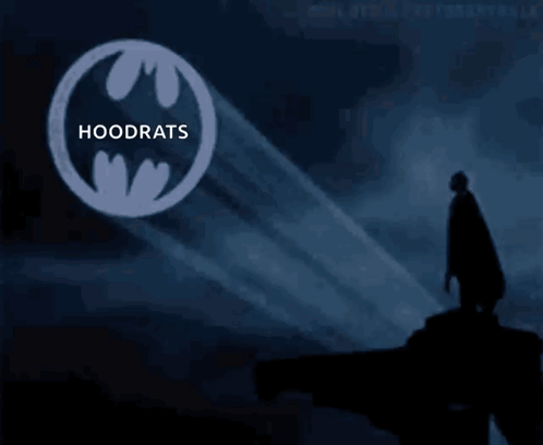 Batman Silhouette In Front Of Logo GIF