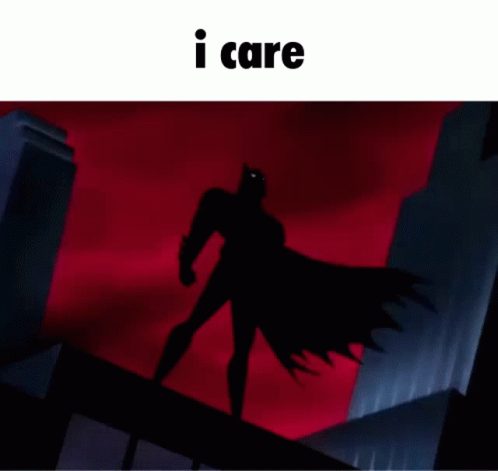 Batman Standing On Building Edge GIF