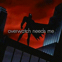 Batman Standing on Building Overwatch Needs Me