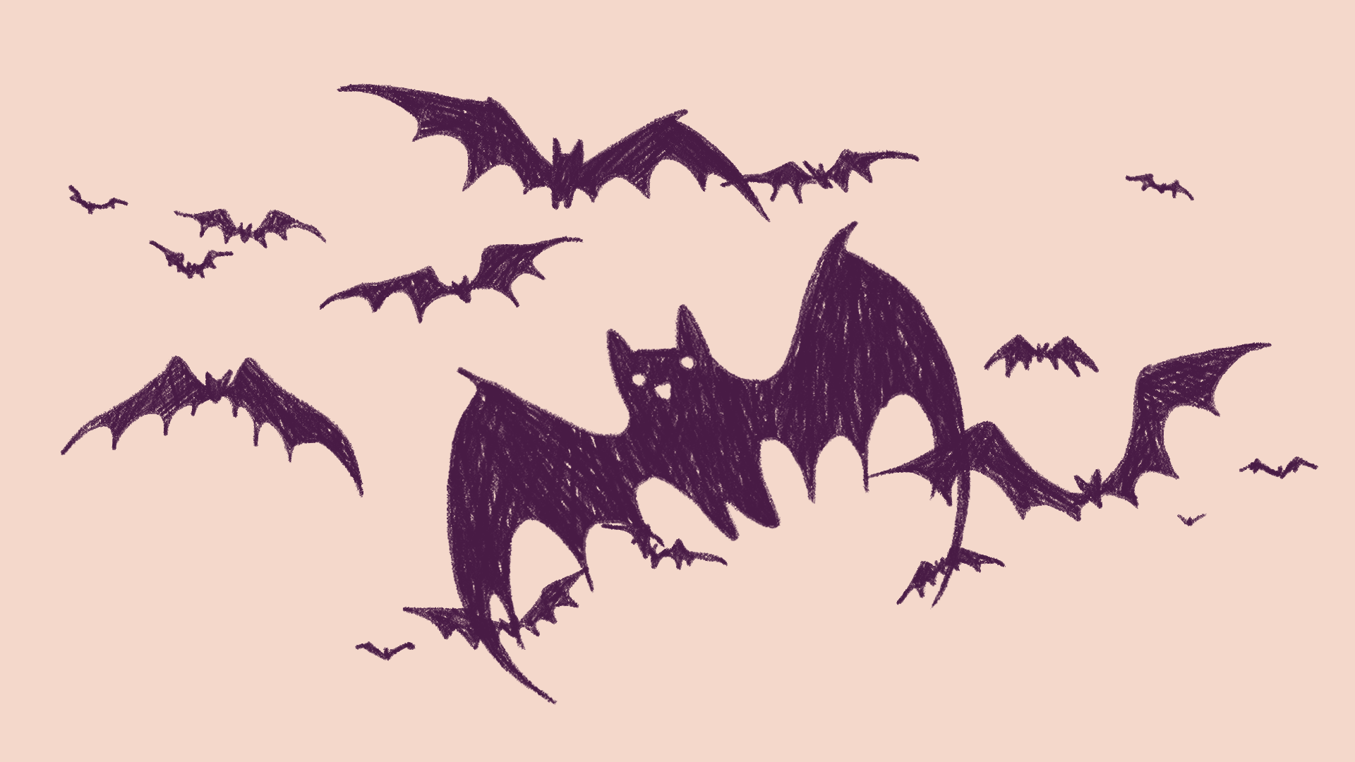 Bats Drawing Sketch Animation GIF