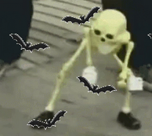 Bats Skeleton Dancing GIF