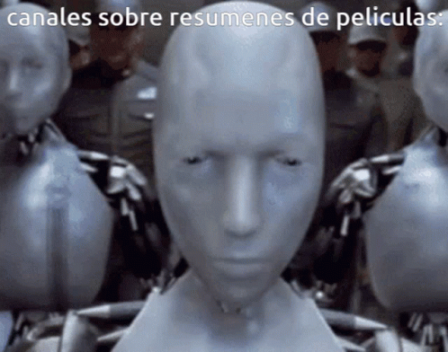 Battalion Of Irobot Lining Up GIF