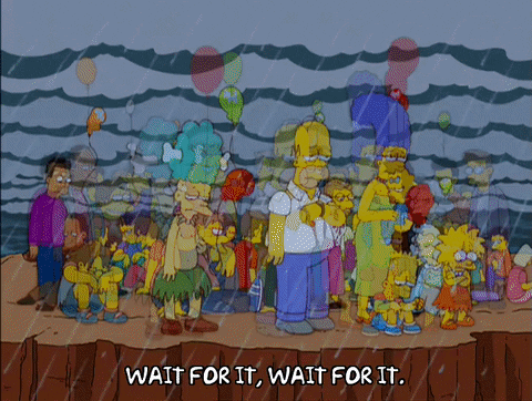 Batten Down The Hatches Storm The Simpsons GIF