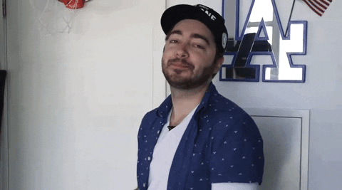 Batting Eyelashes Awkward Dan James GIF